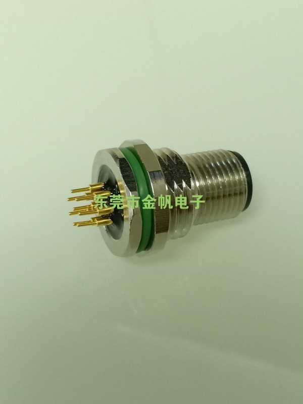 M12 8PIN A-CODE PCB插座